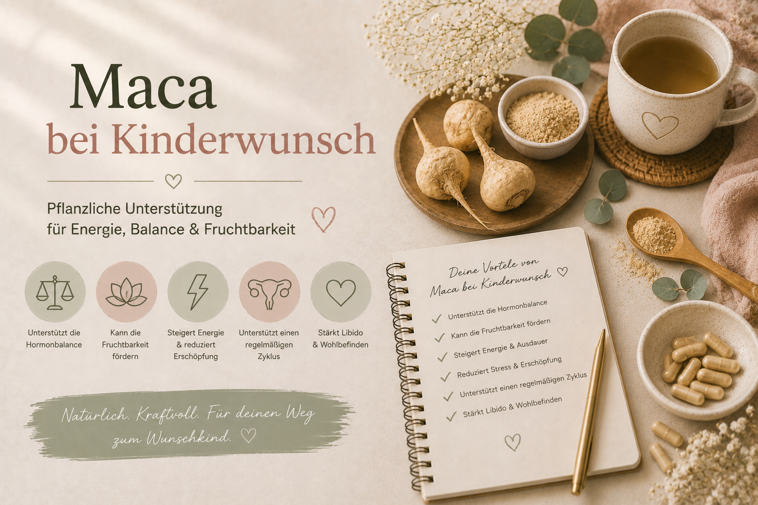Maca bei Kinderwunsch: 7 wichtige Fakten